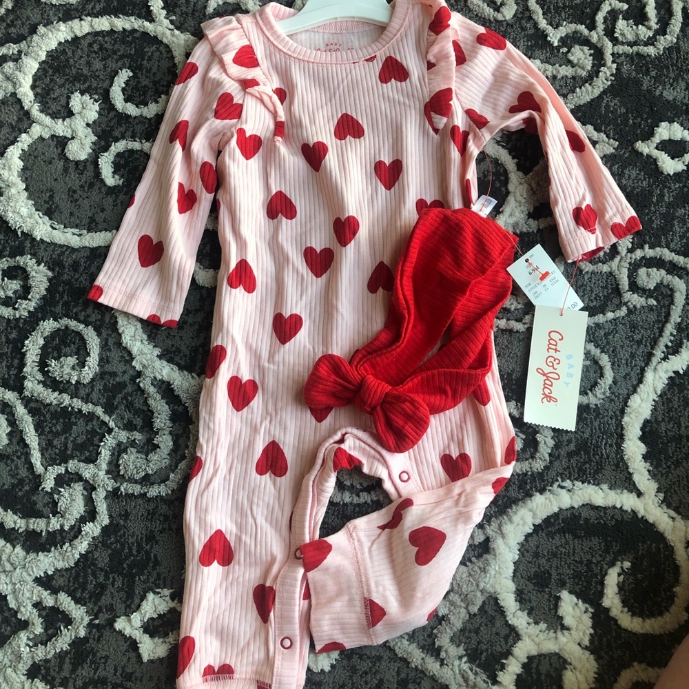 Cat & Jack Baby Girl Long-sleeved Romper